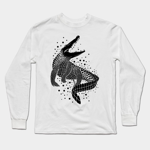 Alligator Long Sleeve T-Shirt by TMBTM